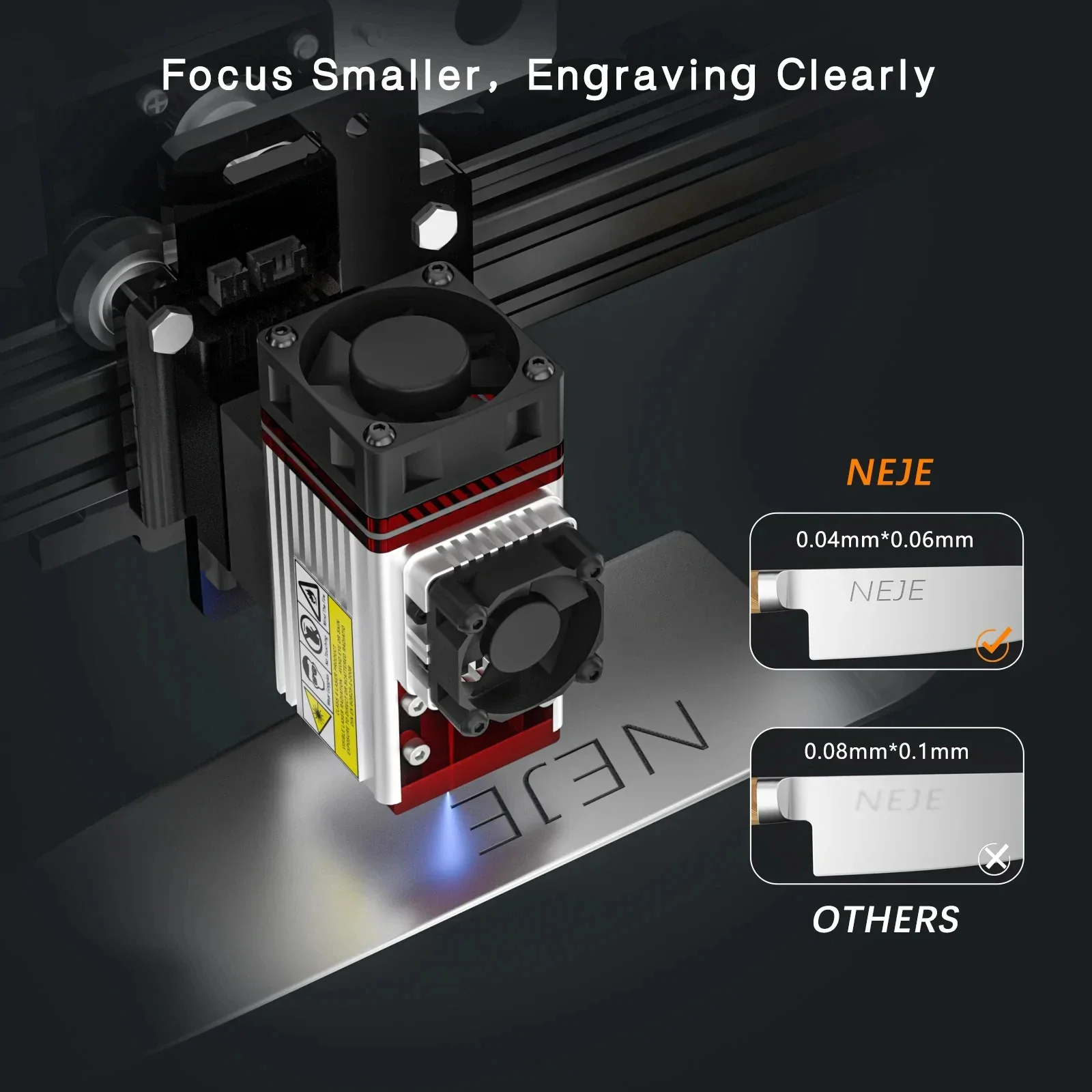 Laser Beam Expander - Premium NEJE N30820/E30/E40/A40630/A40640 Laser Module 0.5-24W