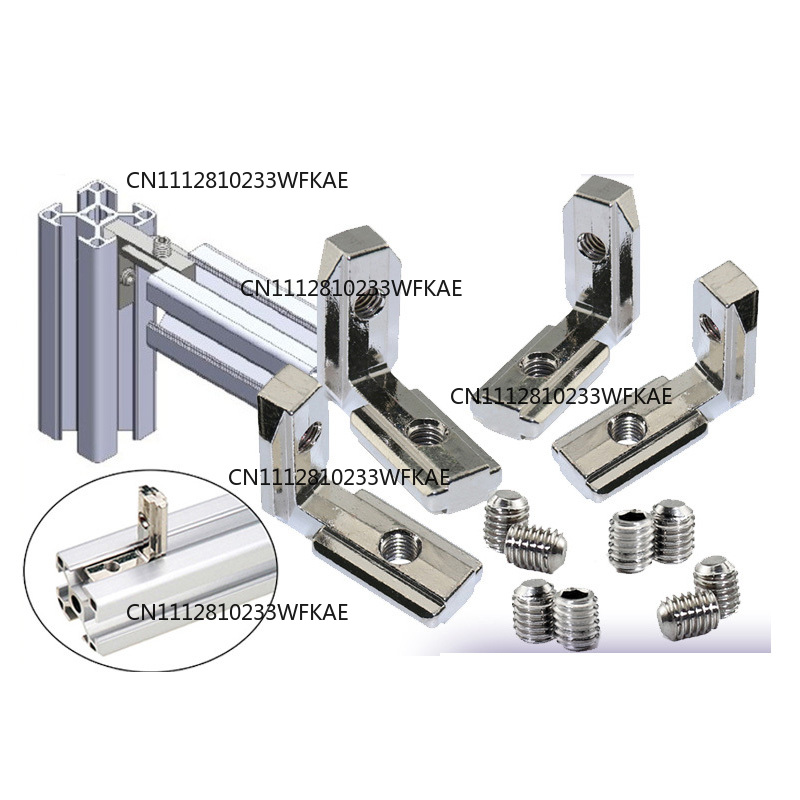 Aluminum T-Slot Profile - 10PCS T Slot L-Shape Aluminum Profile