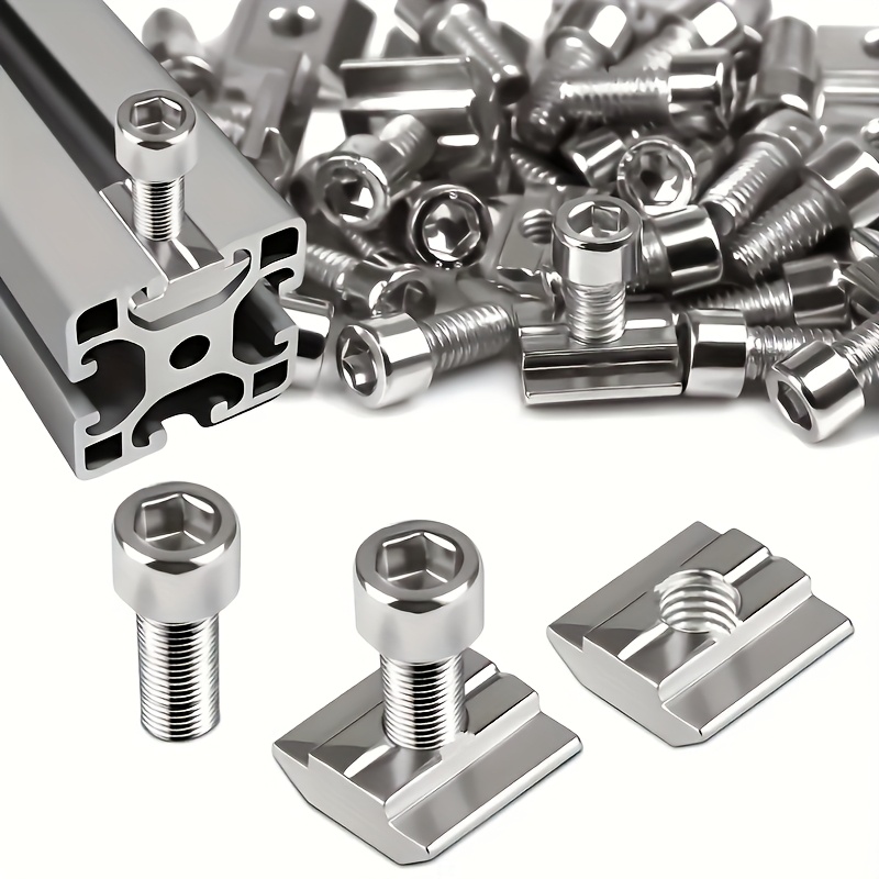25 Sets Steel Set M8 T-Slot Nu - đánh giá và giá Aluminum T-Slot Profile