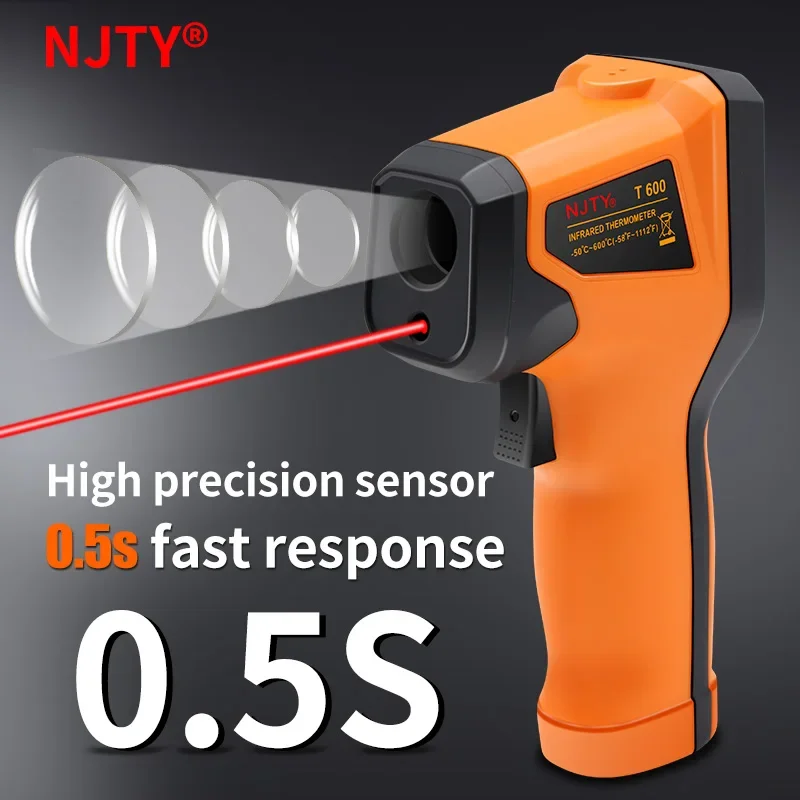 T400 T600 Digital Infrared The - đánh giá và giá Industrial Laser Temperature Gun
