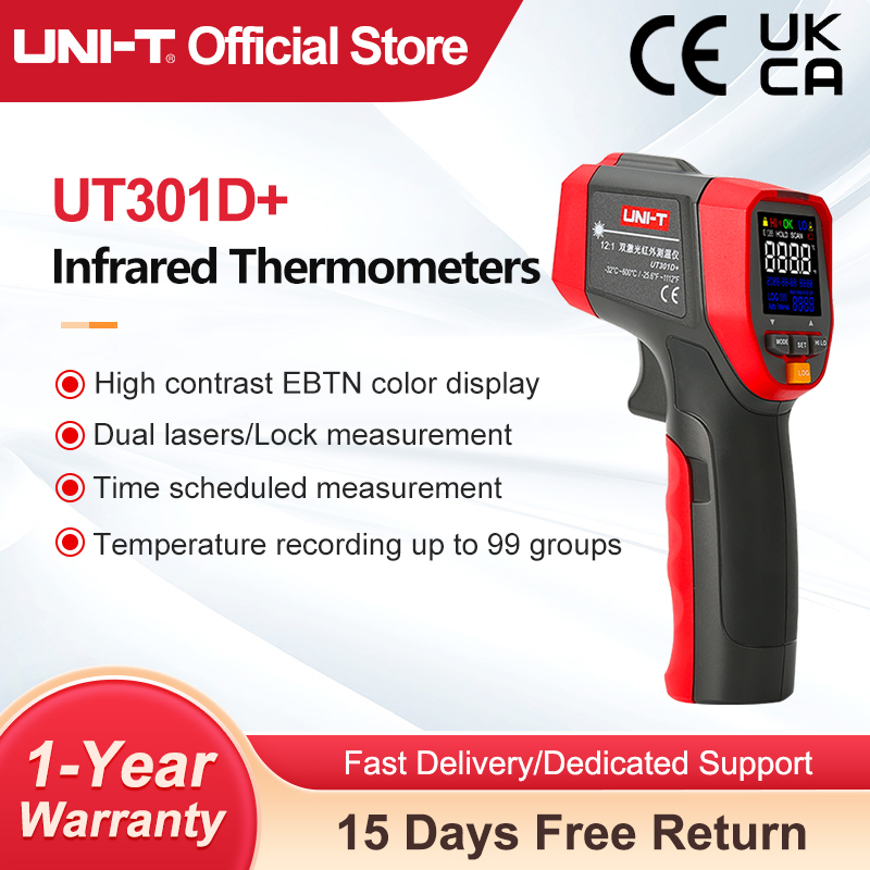 UNI-T Digital Infrared Thermom - đánh giá và giá Industrial Laser Temperature Gun