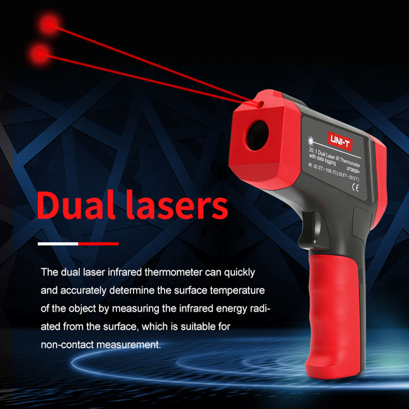 UNI-T Digital Infrared Thermom - đánh giá và giá Industrial Laser Temperature Gun
