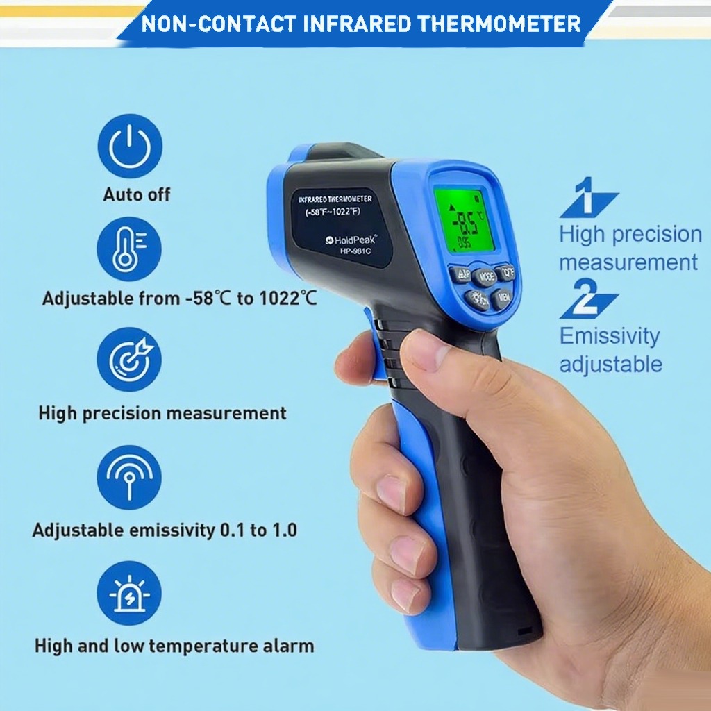 -30-550℃ Digital IR Thermomete - đánh giá và giá Industrial Laser Blaster