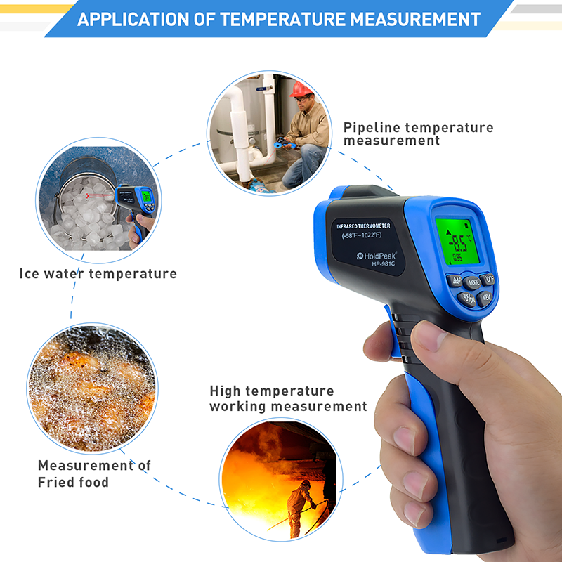 -30-550℃ Digital IR Thermomete - đánh giá và giá Industrial Laser Blaster