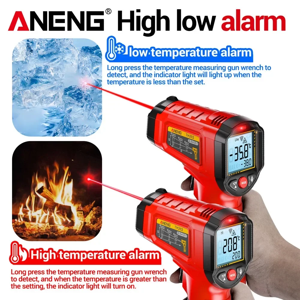 ANENG Infrared Thermometer Non - đánh giá và giá Industrial Laser Blaster