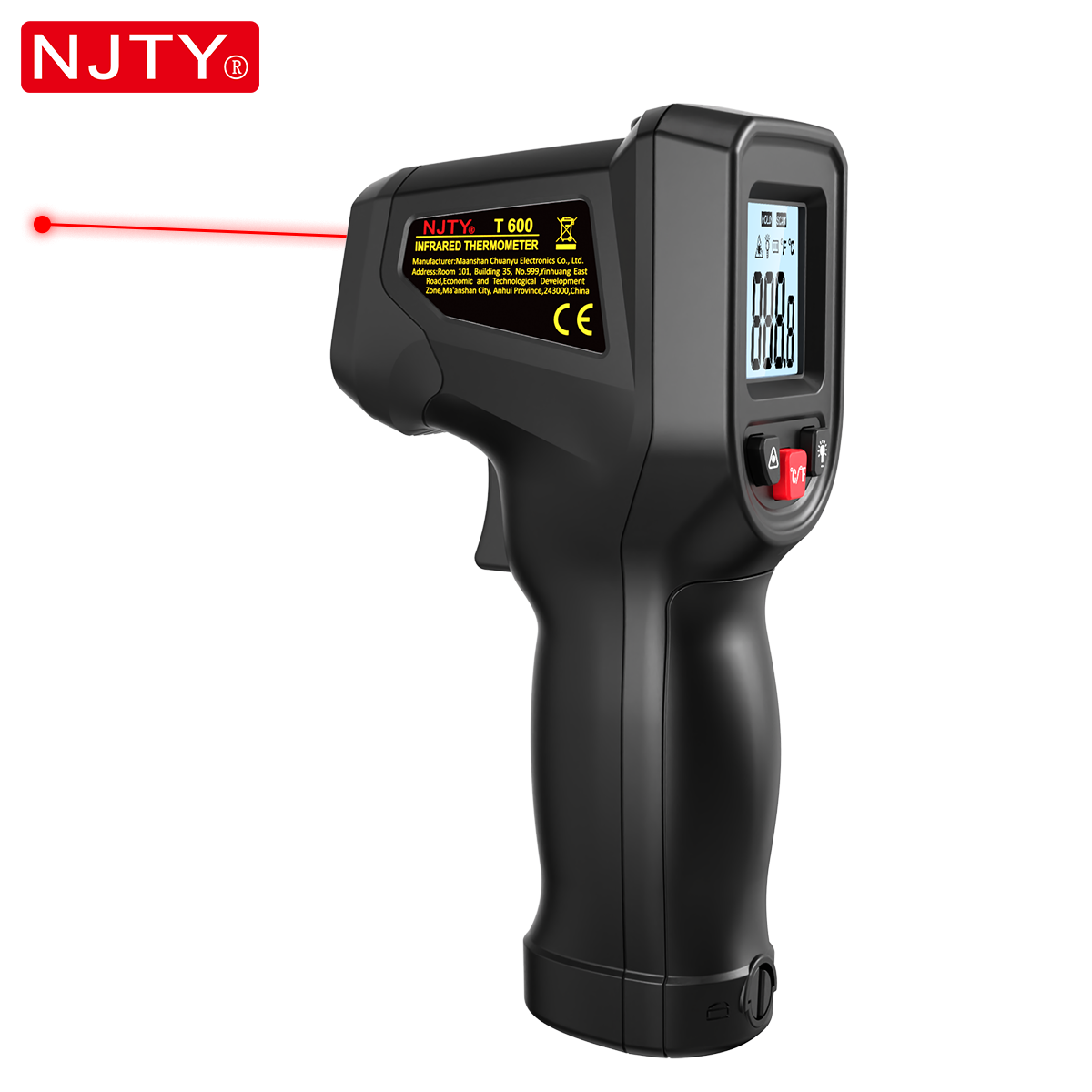 NJTY T600 Infrared Thermometer - đánh giá và giá Industrial Laser Blaster