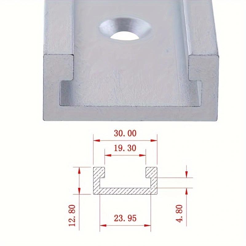 2pcs 800mm 30 Type T-track & 6 - đánh giá và giá Aluminum T-Slot Profile