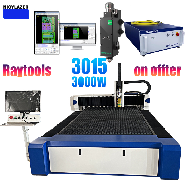 3000W Fiber Laser Cutting Mach - đánh giá và giá Industrial Laser Cutter For Metal