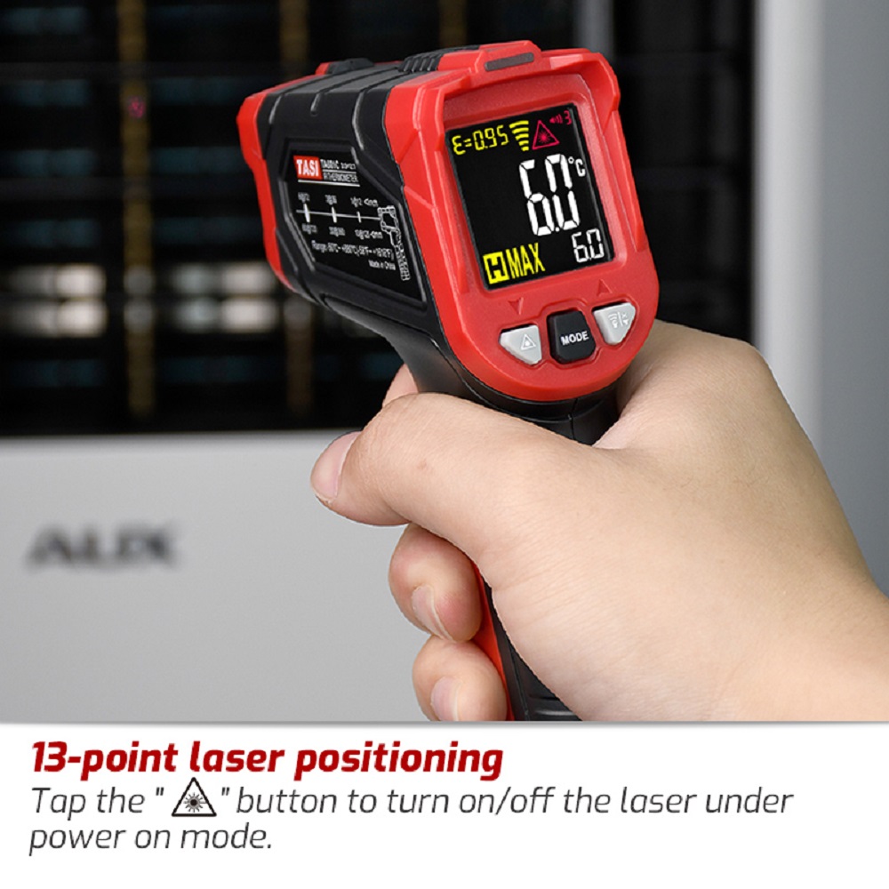 TASI TA601A TA601B TA601C Infr - đánh giá và giá Industrial Laser Temperature Gun